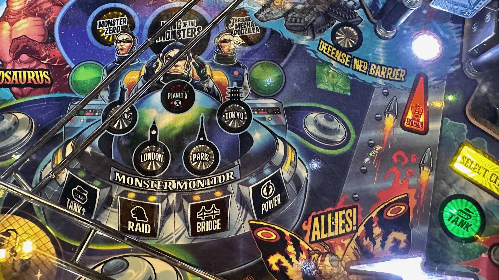 Image of Planet X Playfield area