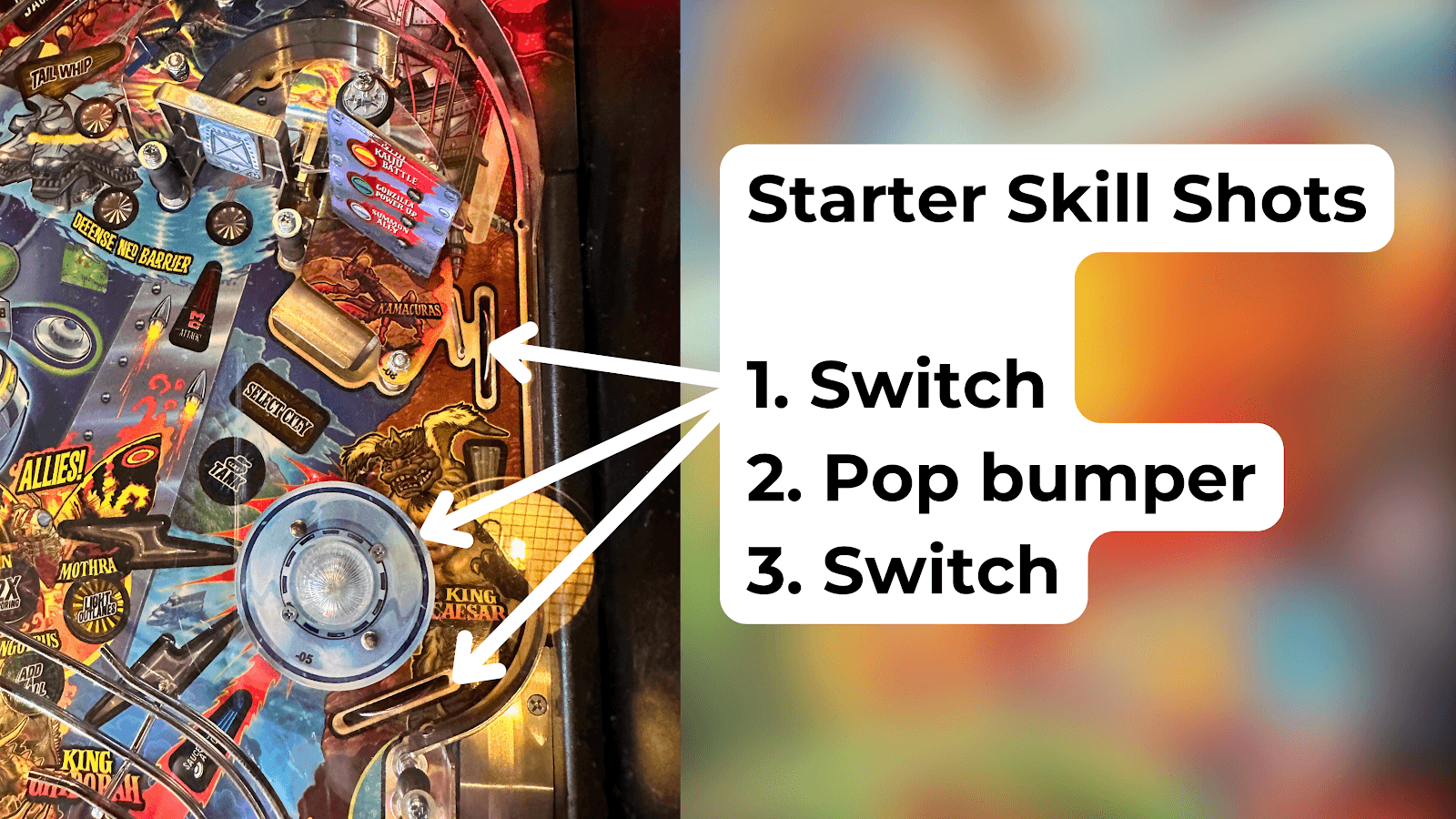 Image of starter skill shots