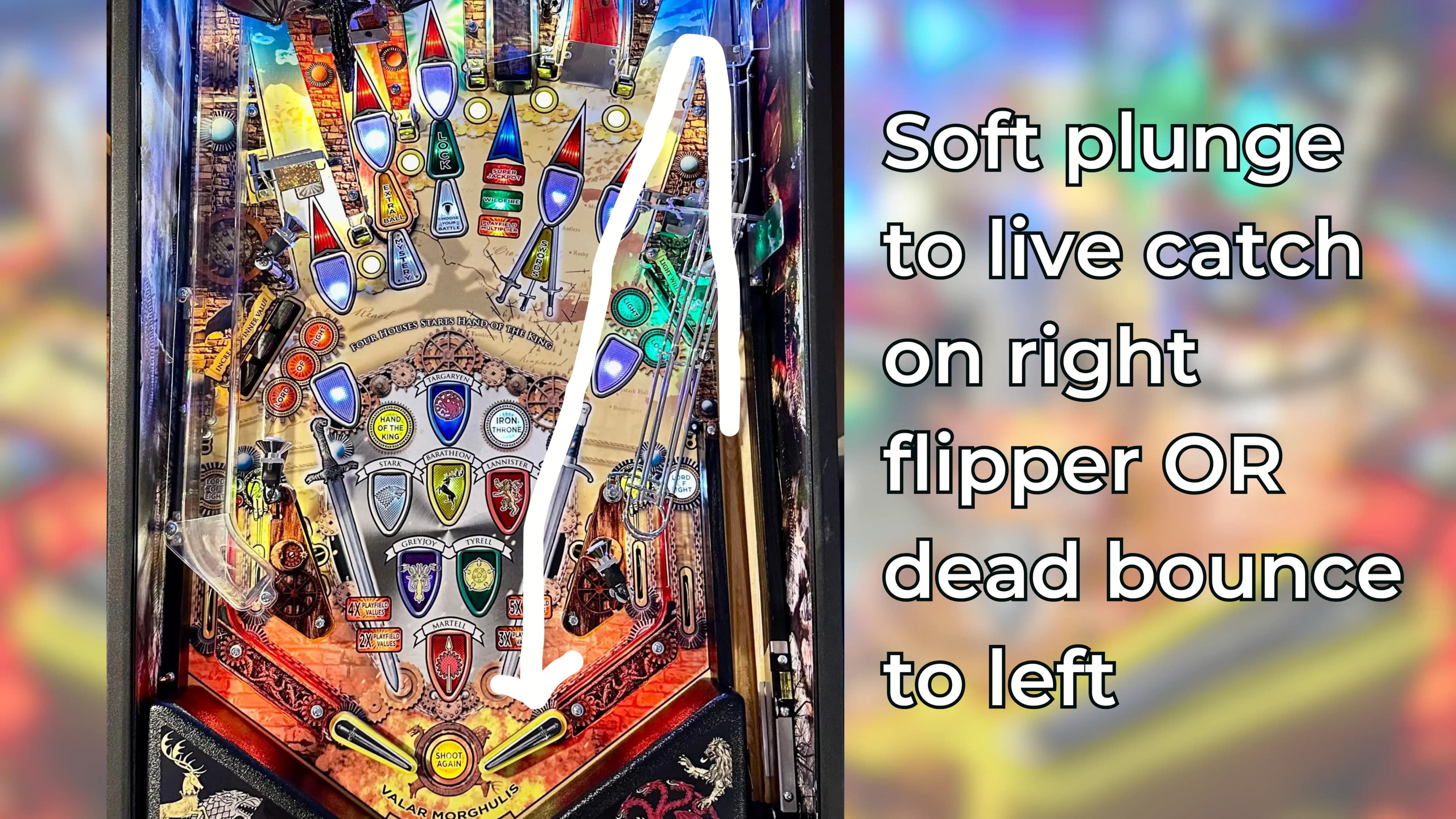 game of thrones pinball opening strategy