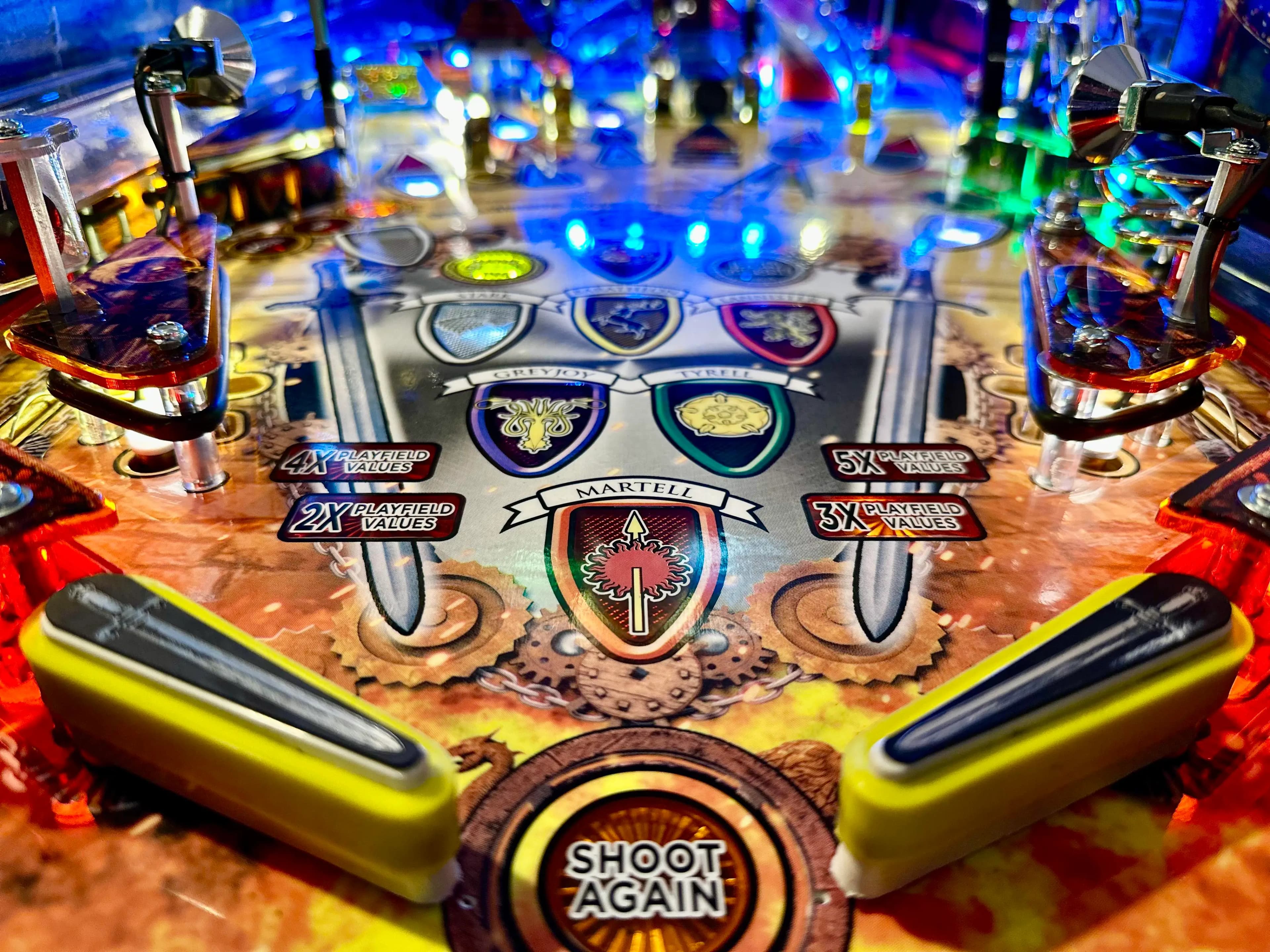 game of thrones pinball machine by stern