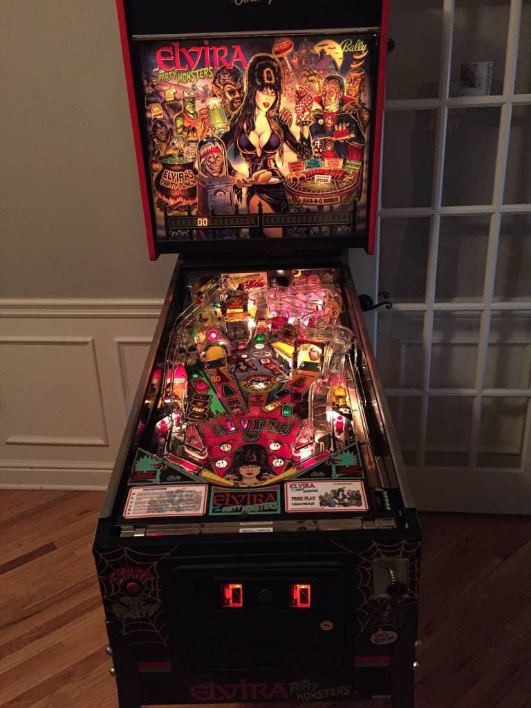 best 80s pinball elvira and the party monsters bally