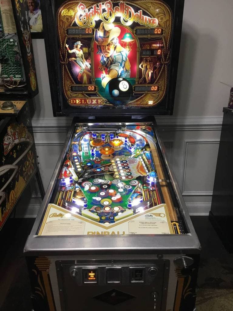 most popular 80s pinball bally eight ball deluxe