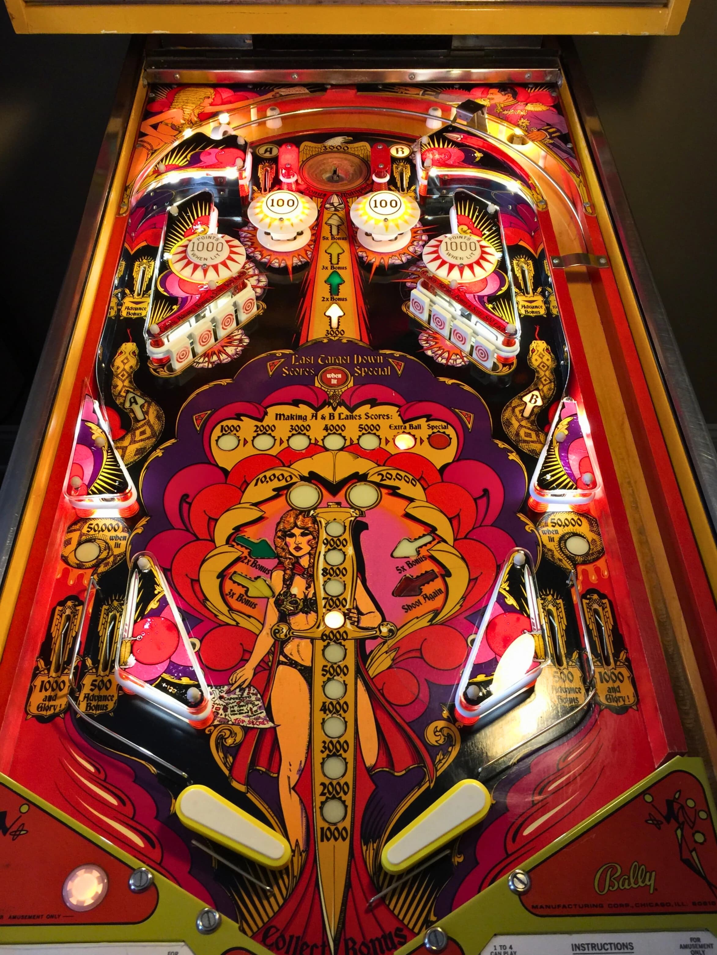 mata hari pinball tutorial playfield overview