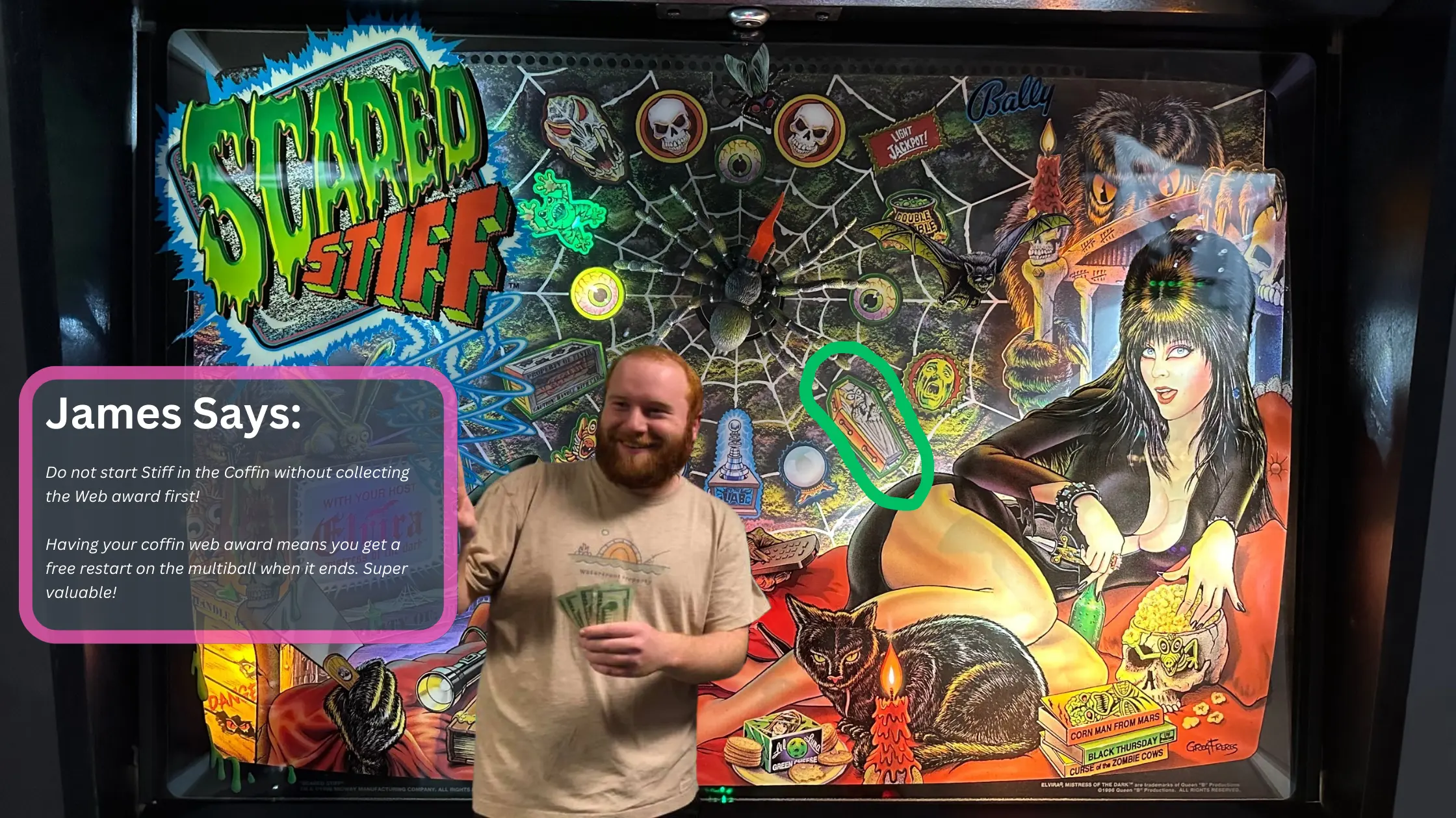 scared stiff pinball rules