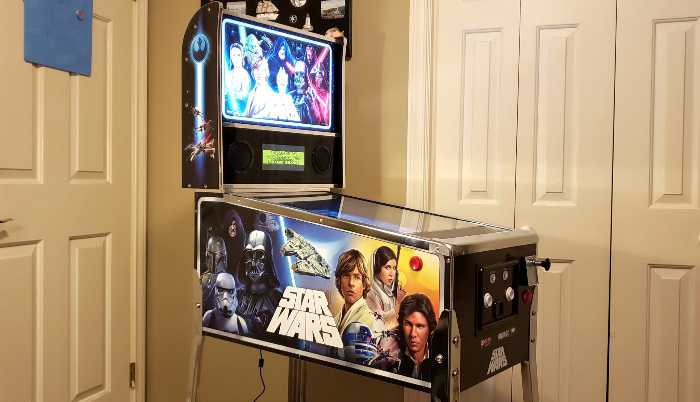 arcade1up star wars virtual pinball machine