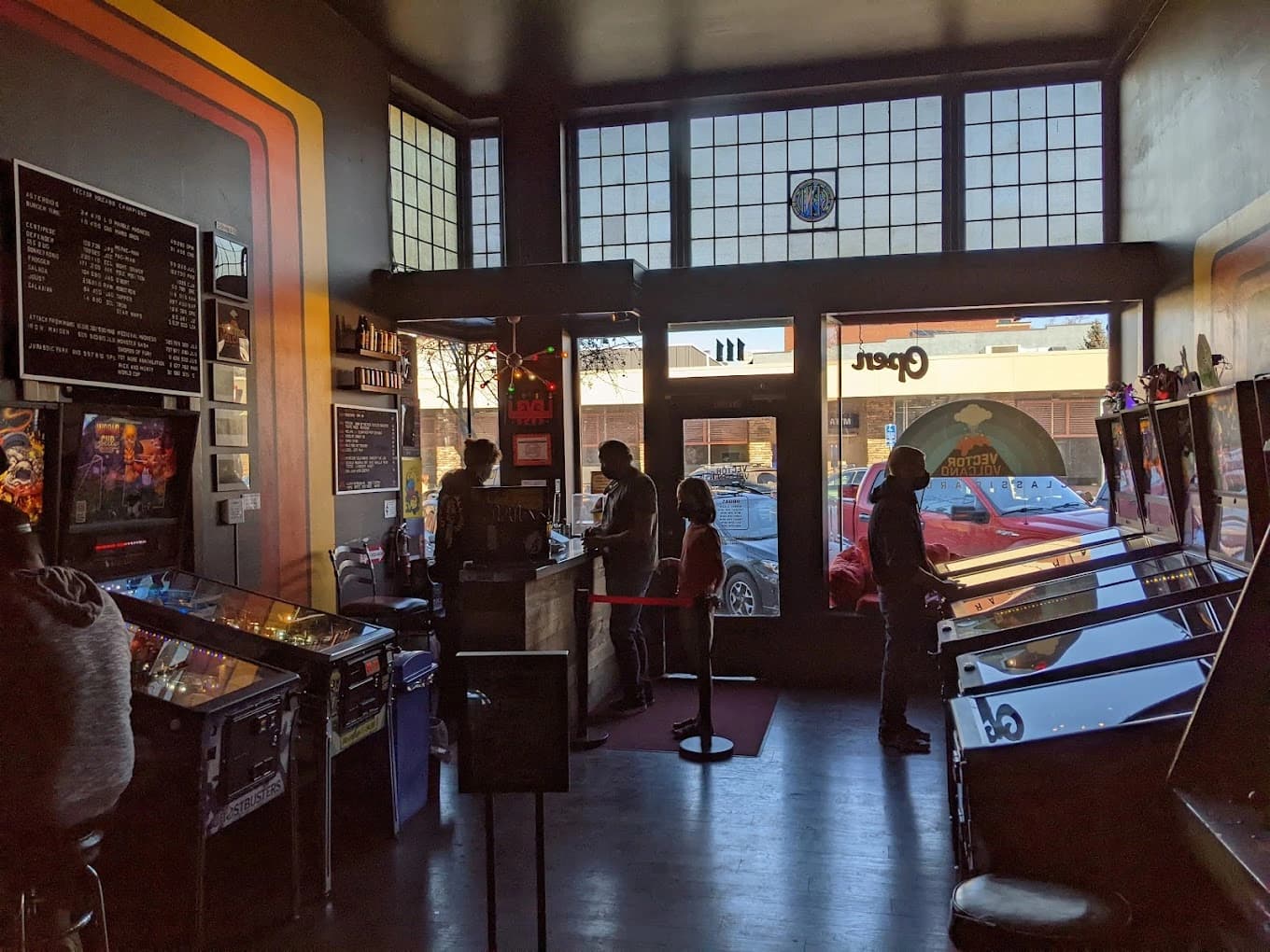 Vector Volcano Classic Arcade