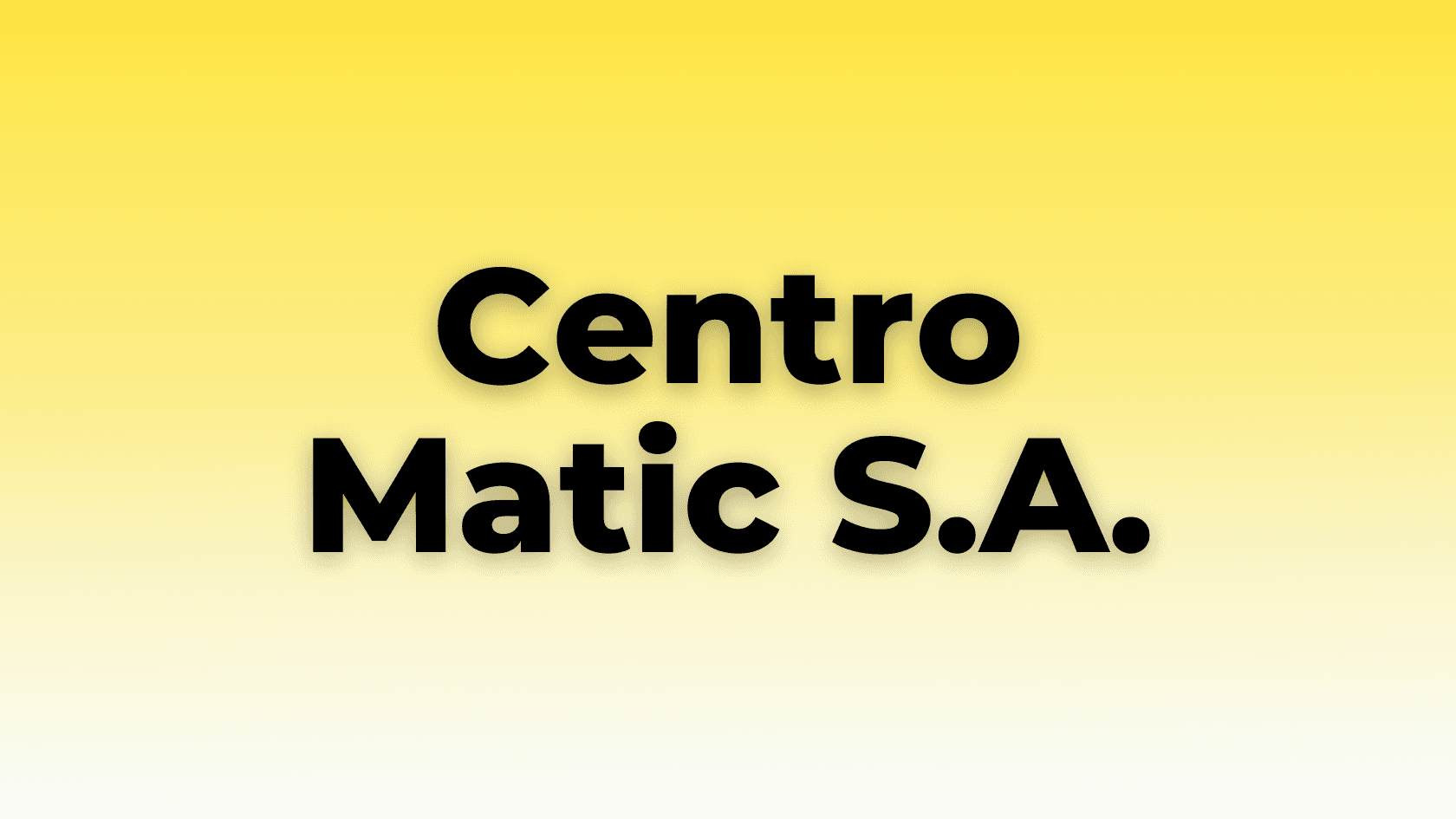 Centro Matic S.A.