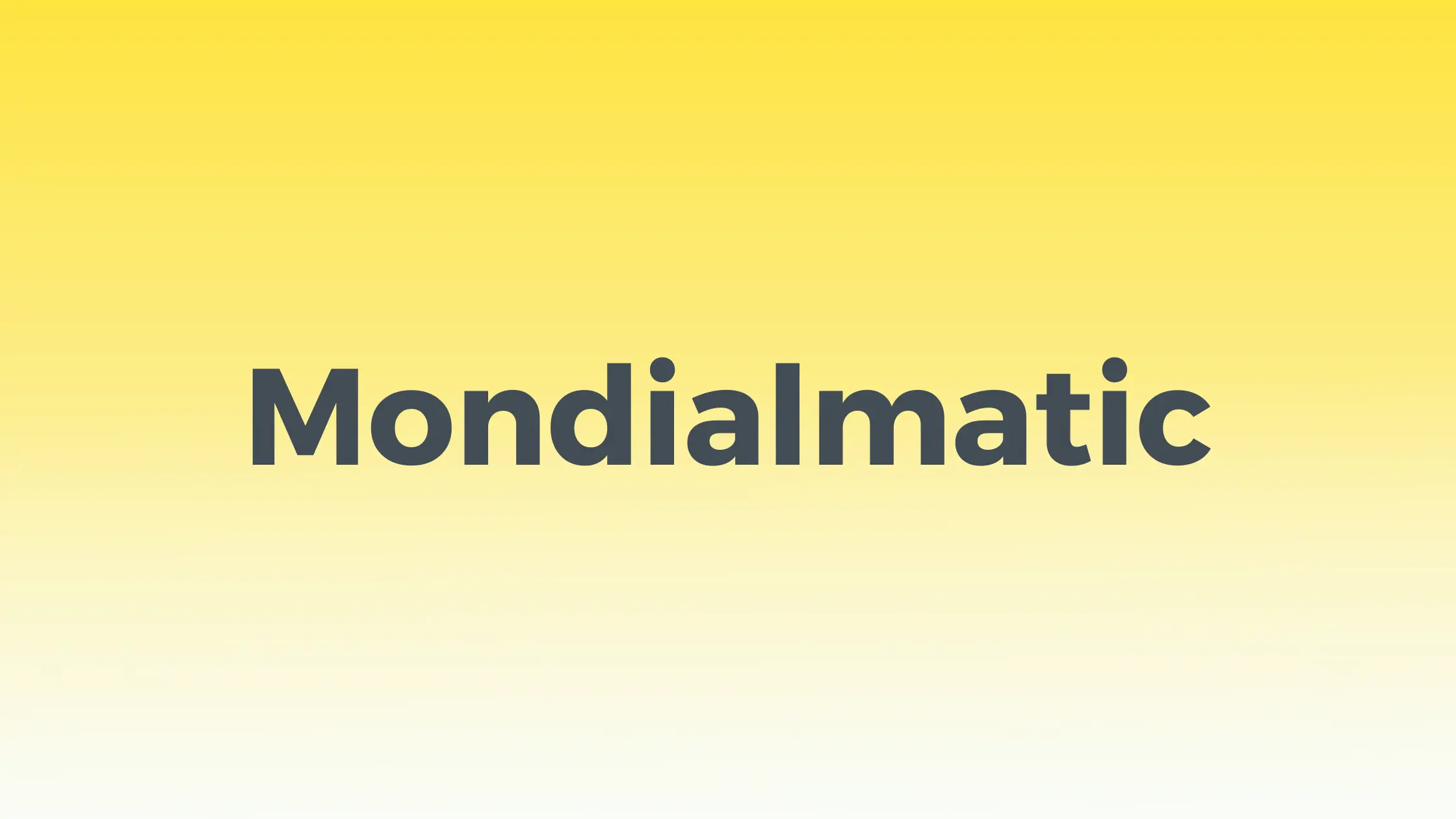 Mondialmatic