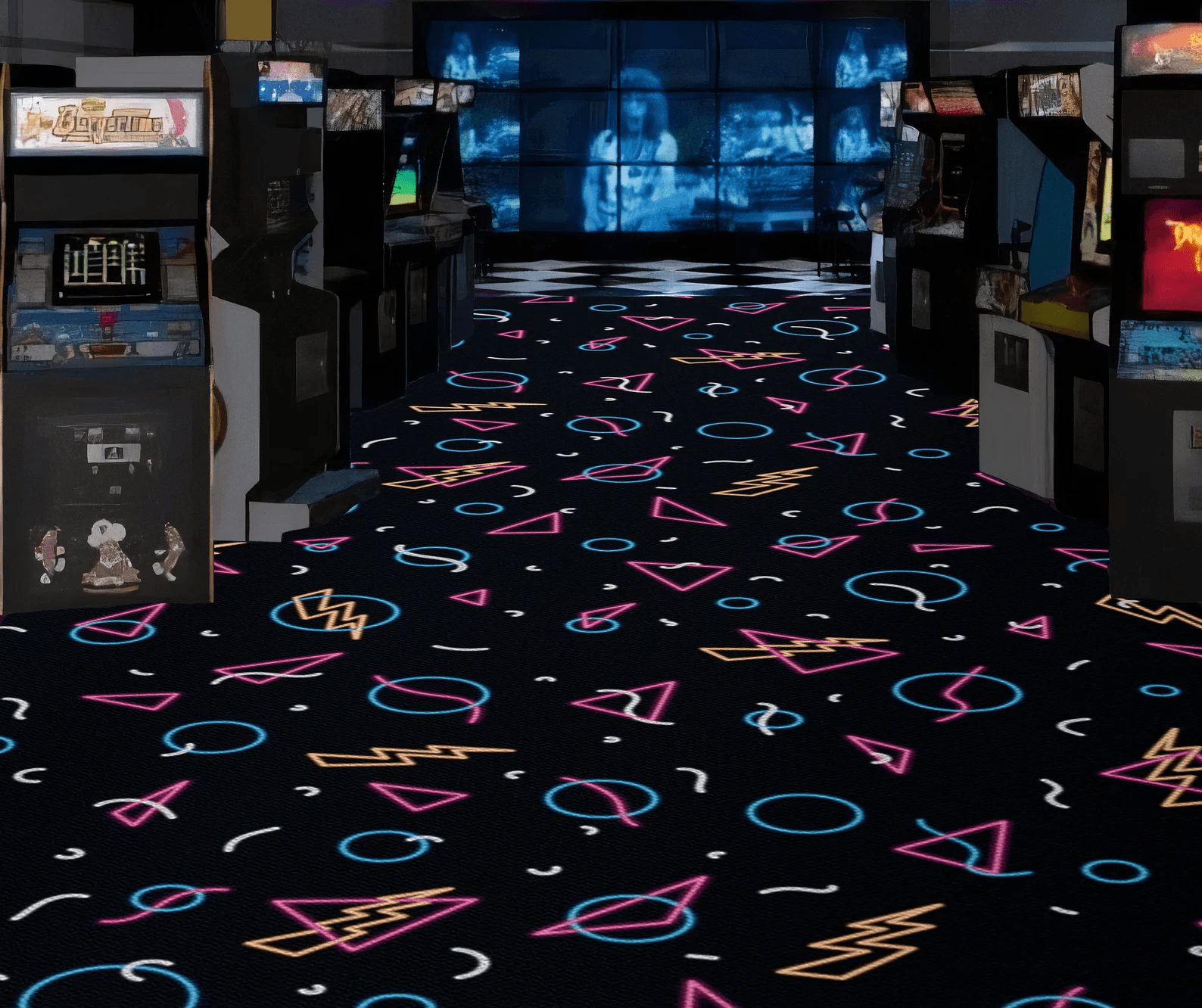 saved by the smell 90s arcade carpet