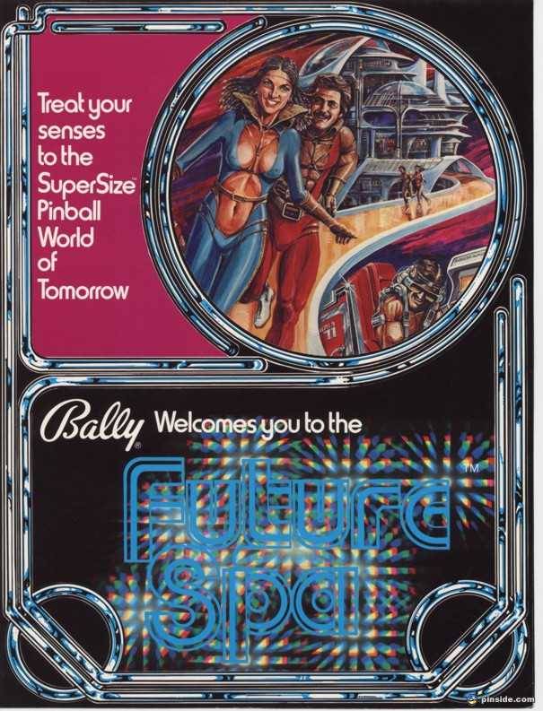 future spa bally 1970s pinball machine