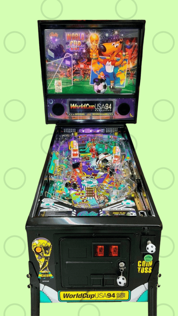 world cup soccer 94 1990s pinball machine