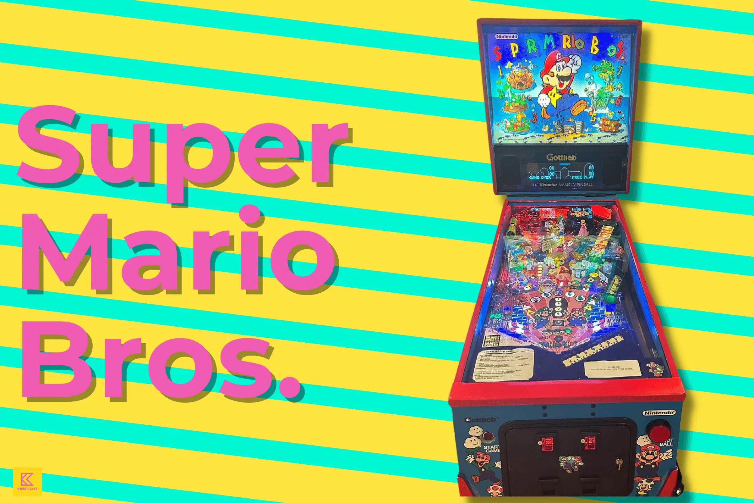 super maro bros. pinball machine gottlieb