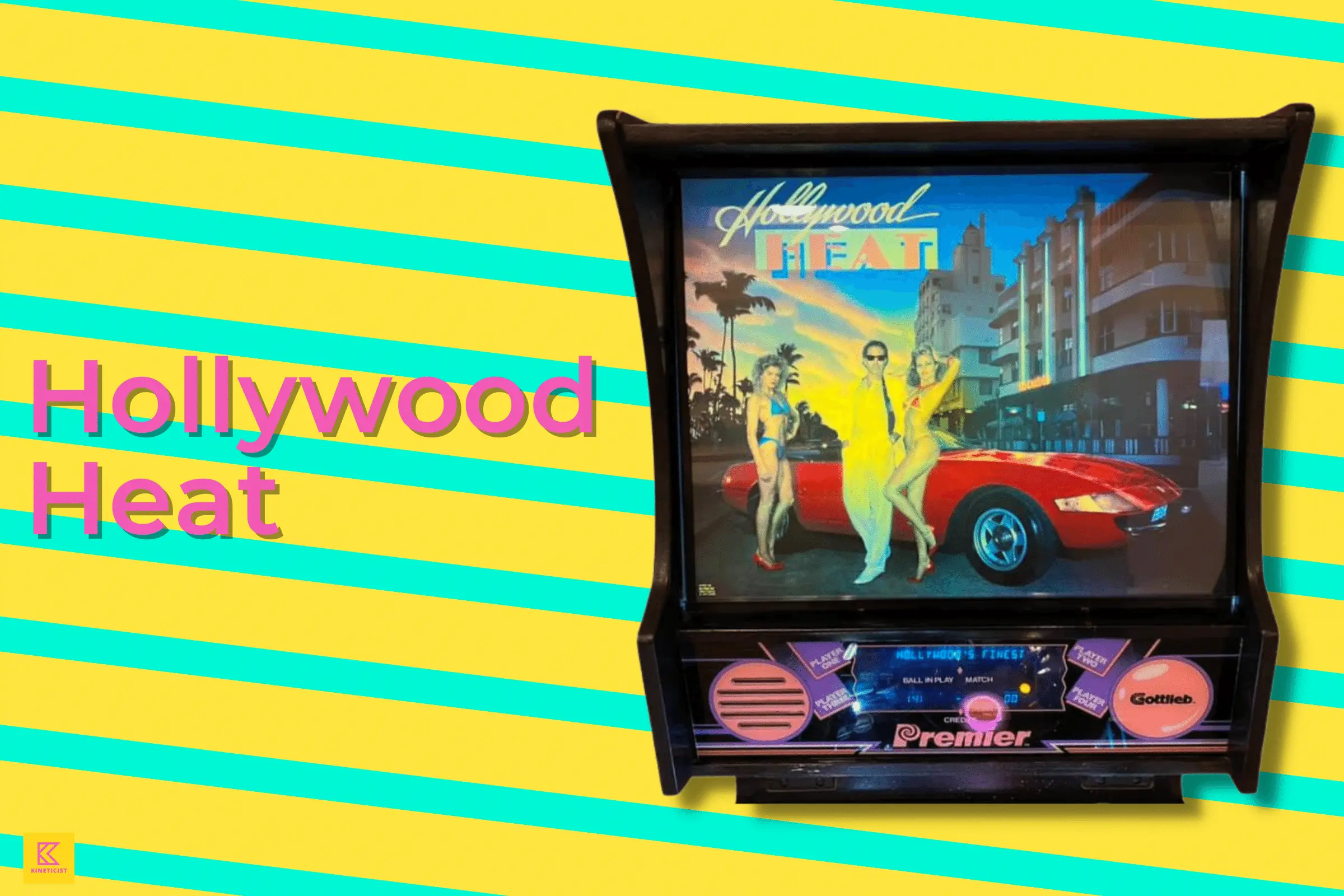 hollywood heat pinball machine