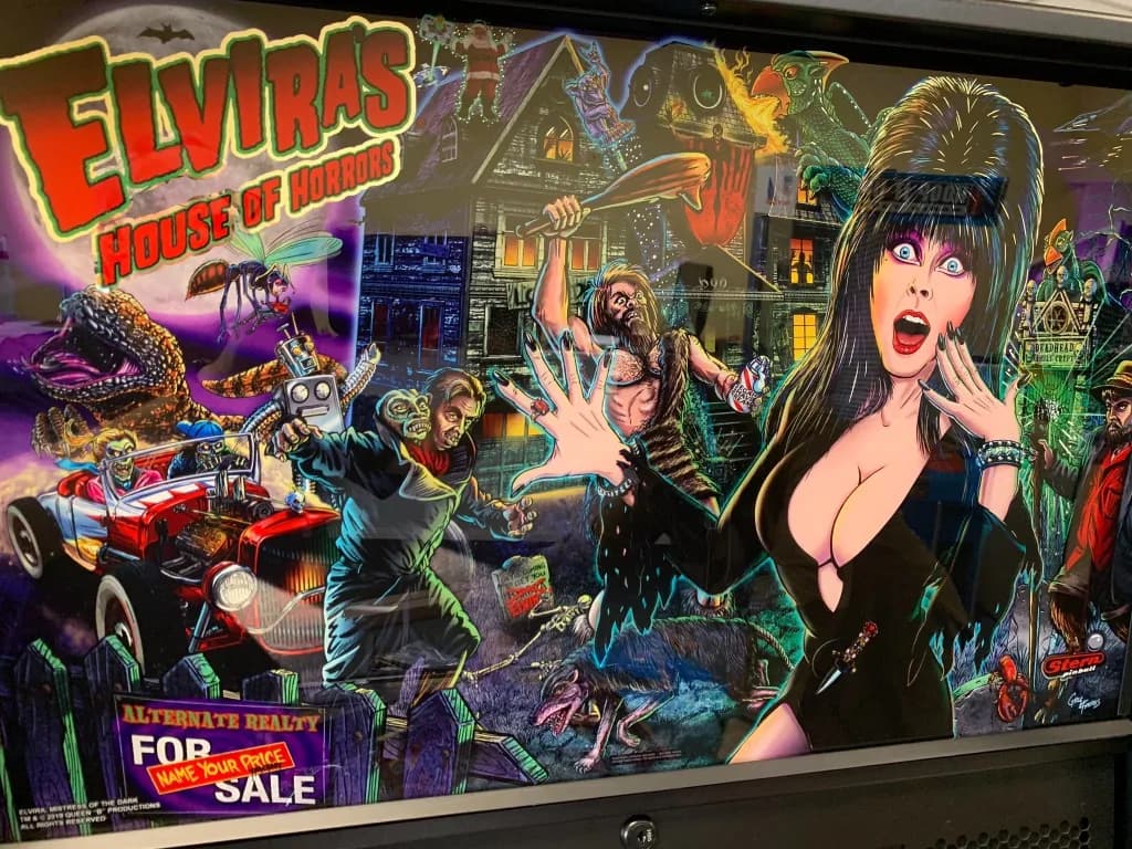 elvira's house of horrors pinball machine stern
