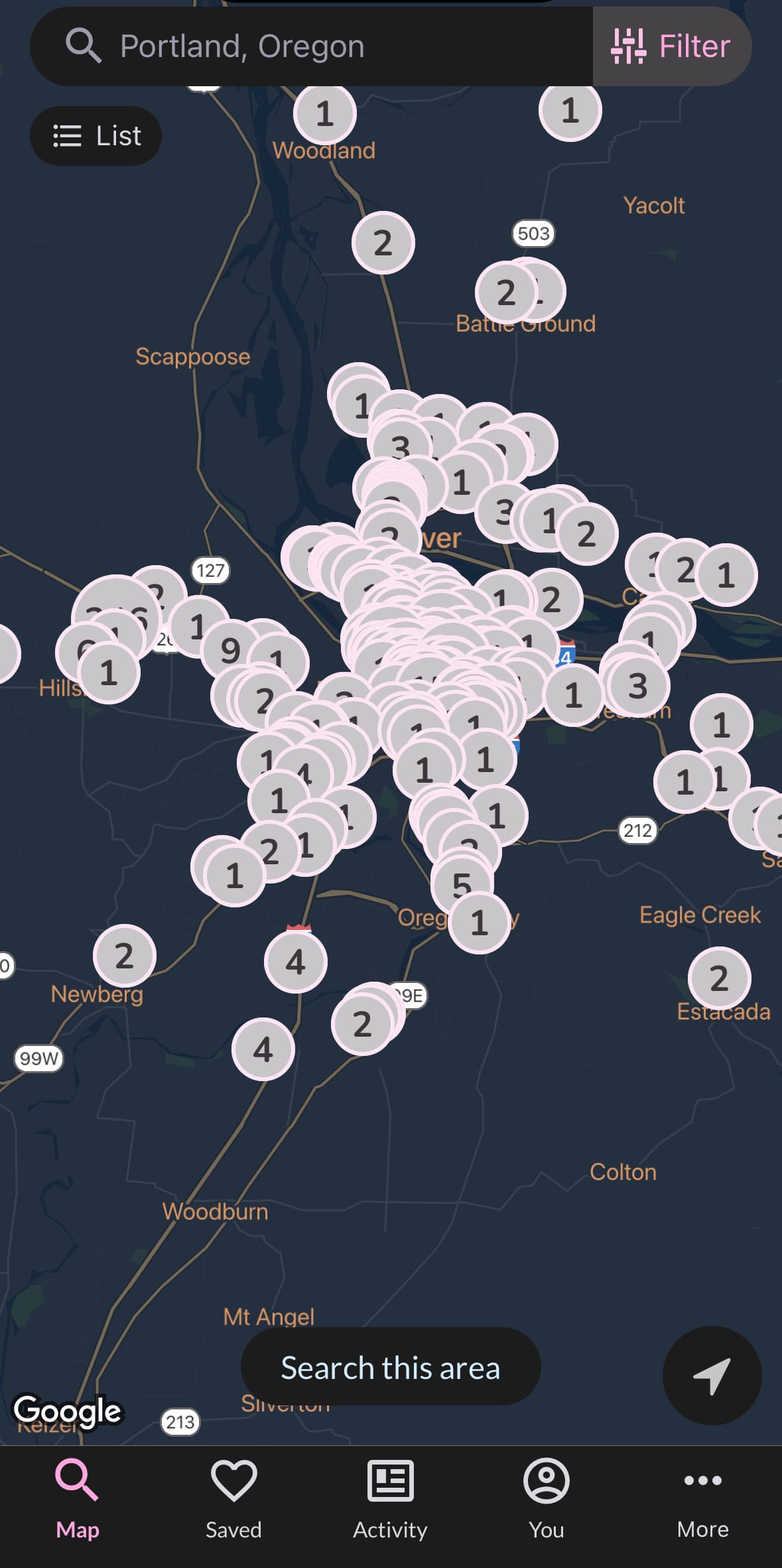 pinball map pinball app screenshot