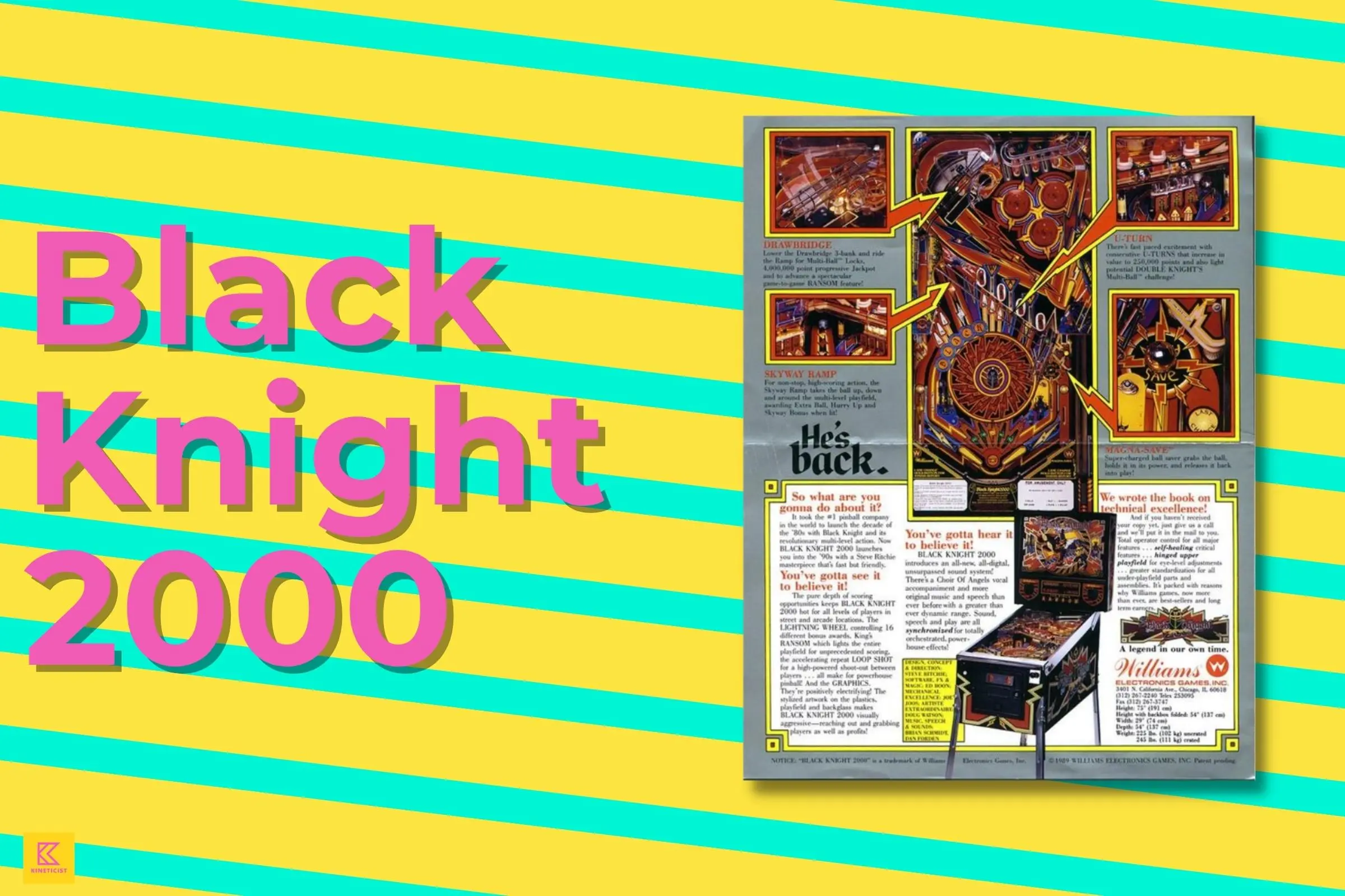 best steve ritchie pinball machine black knight 2000