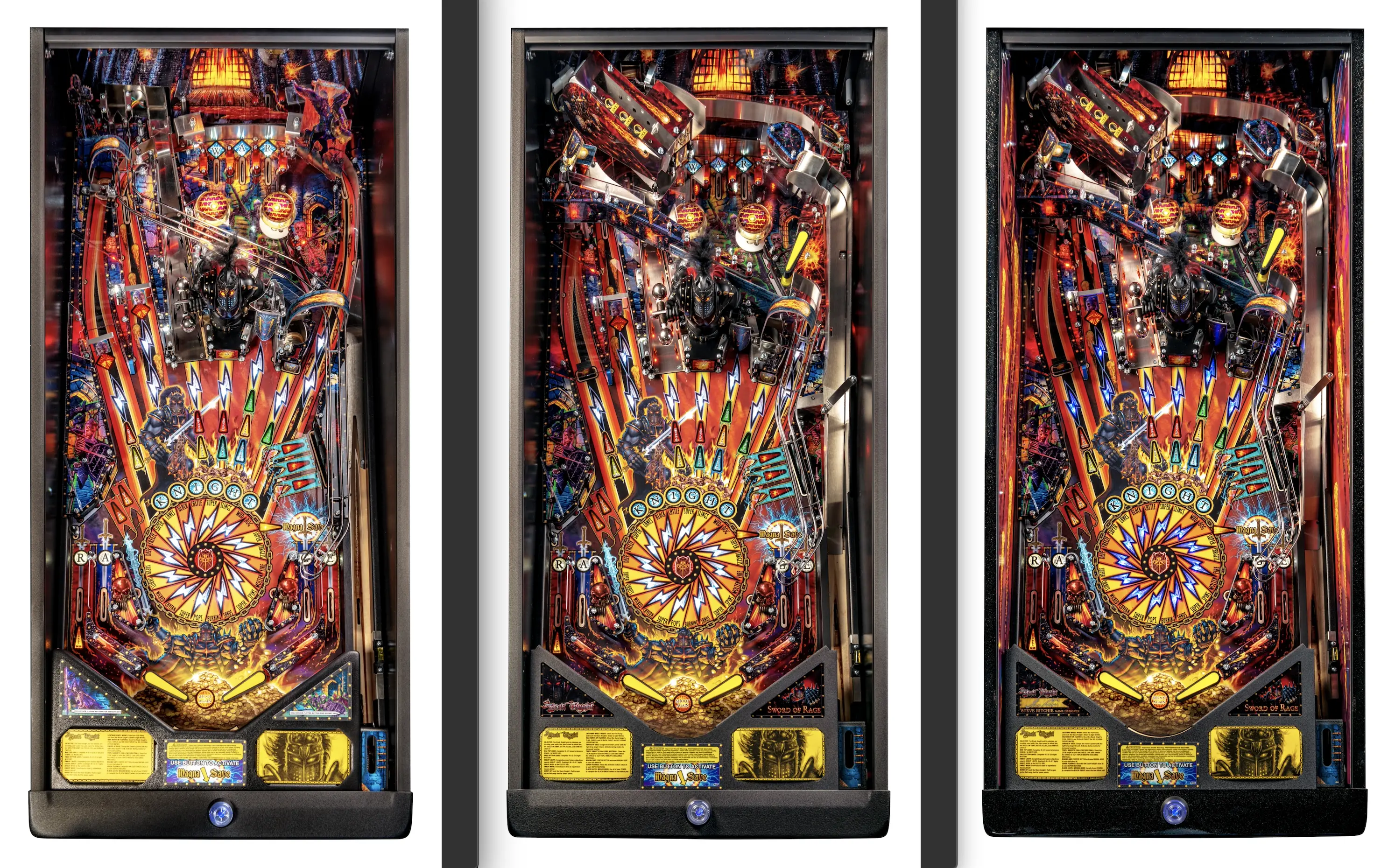 black knight sword of rage playfield