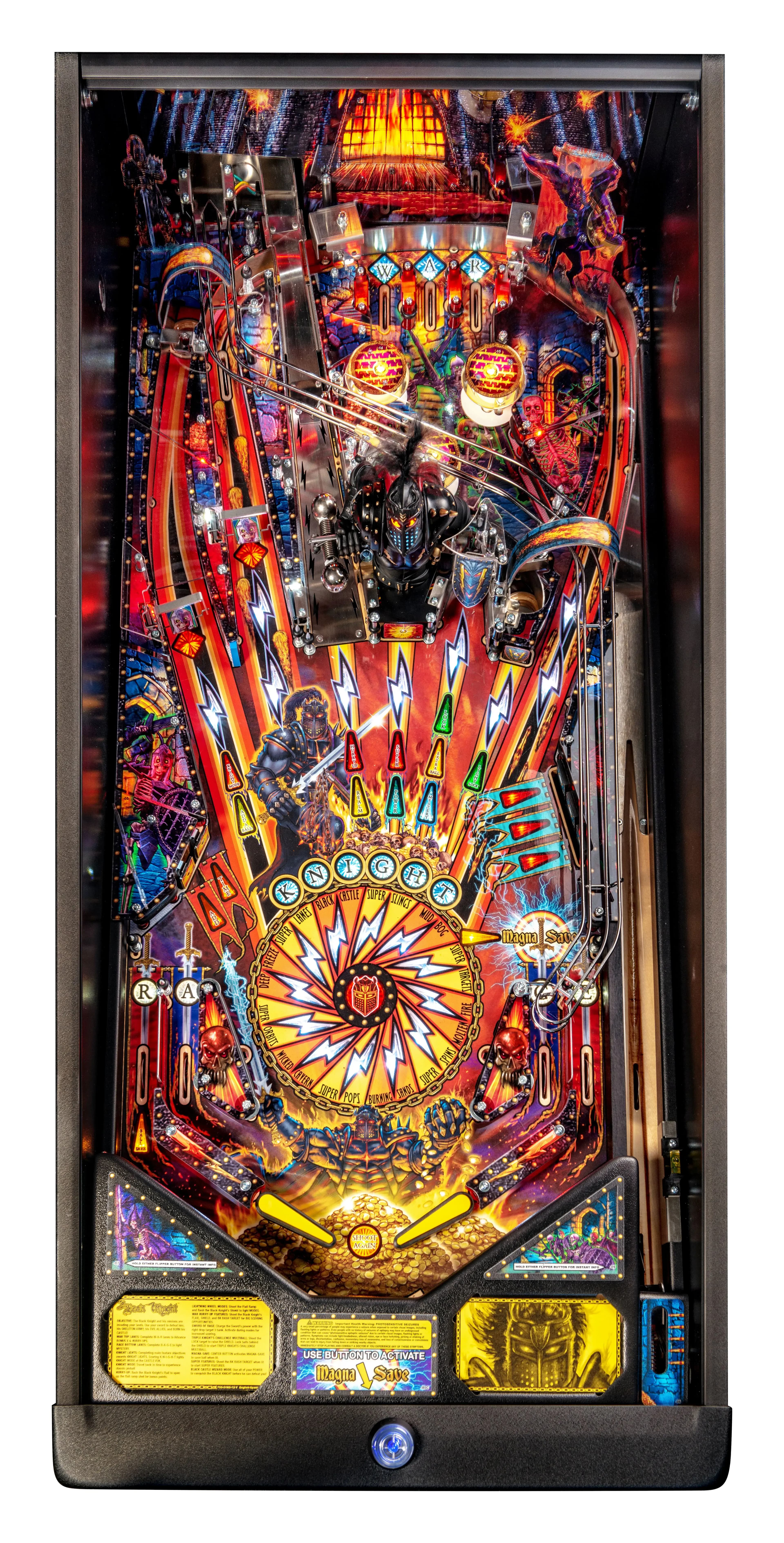 black knight sword of rage playfield