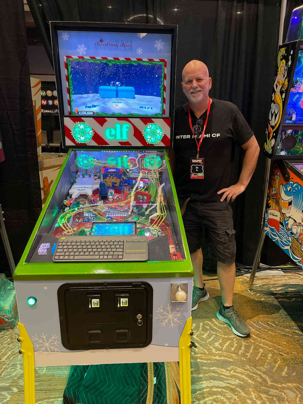 Bob Nies with Elf at TPF