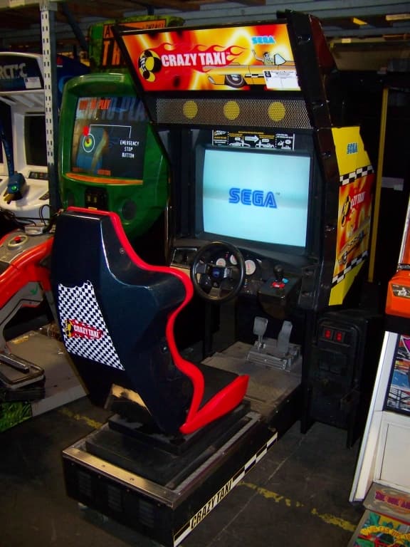 crazy taxi original 1999 arcade cabinet