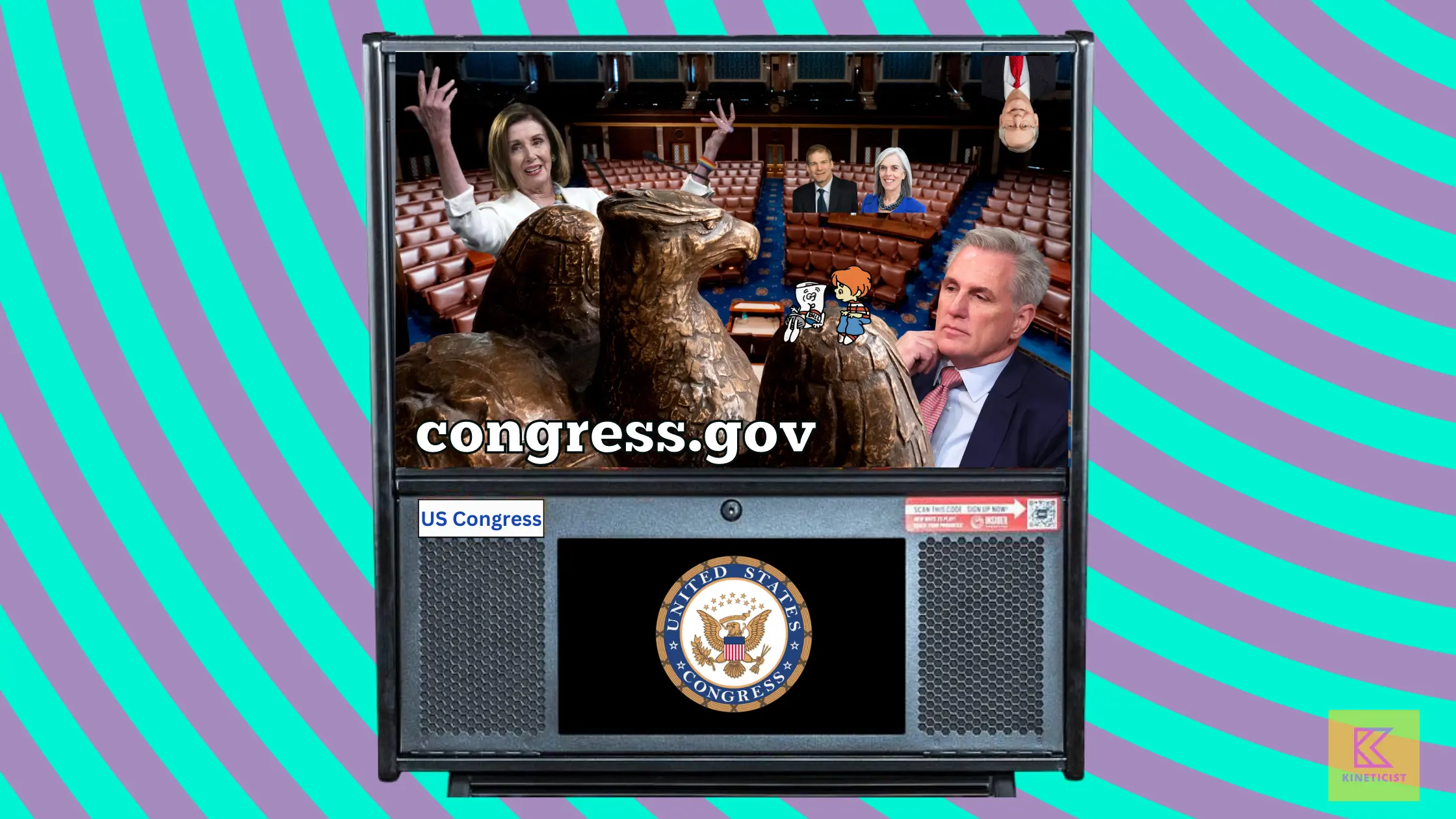 united states congress pinball machine