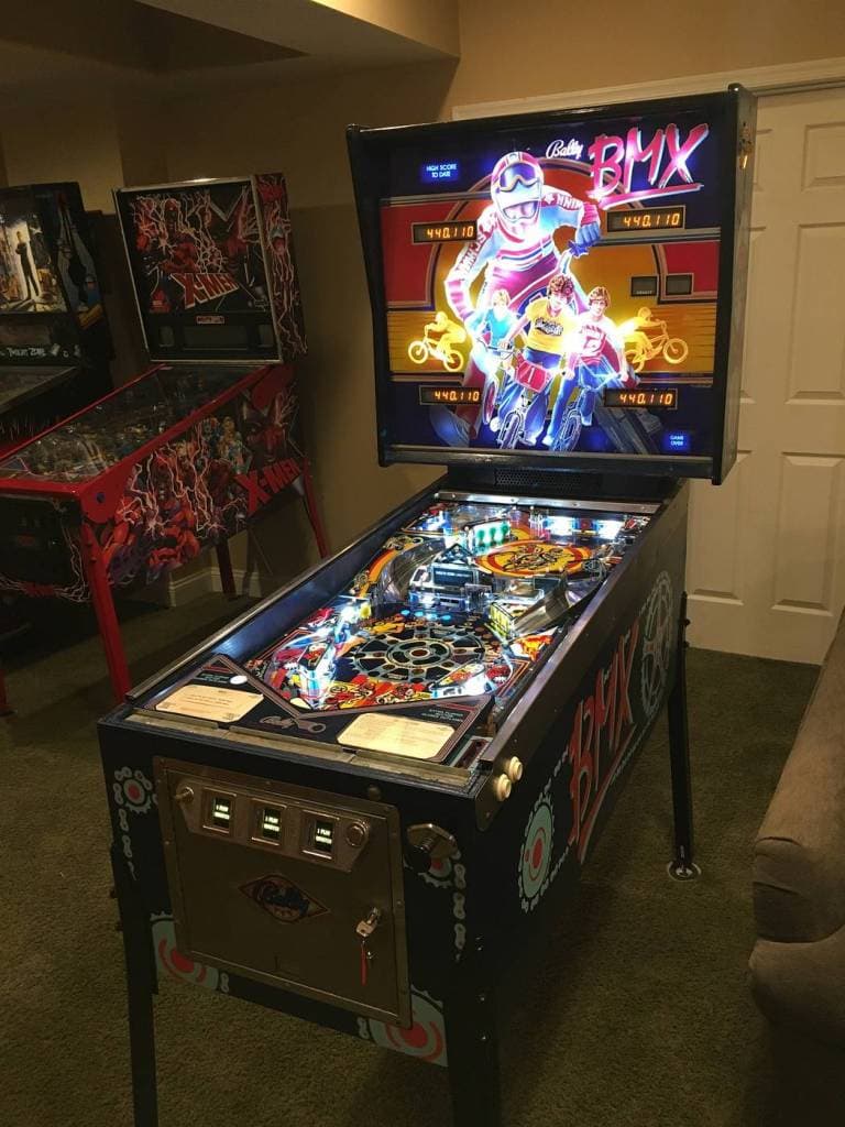 top 80s pinball machines bally bmx