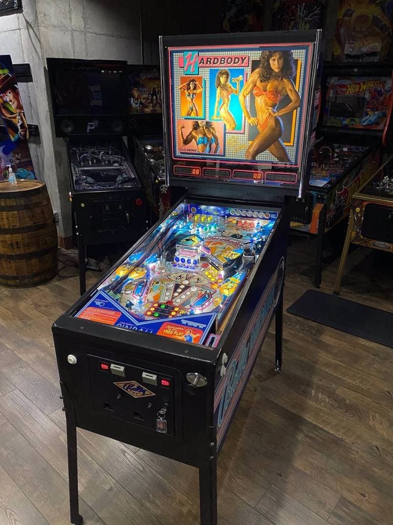 popular 80s pinball machines bally hardbody game