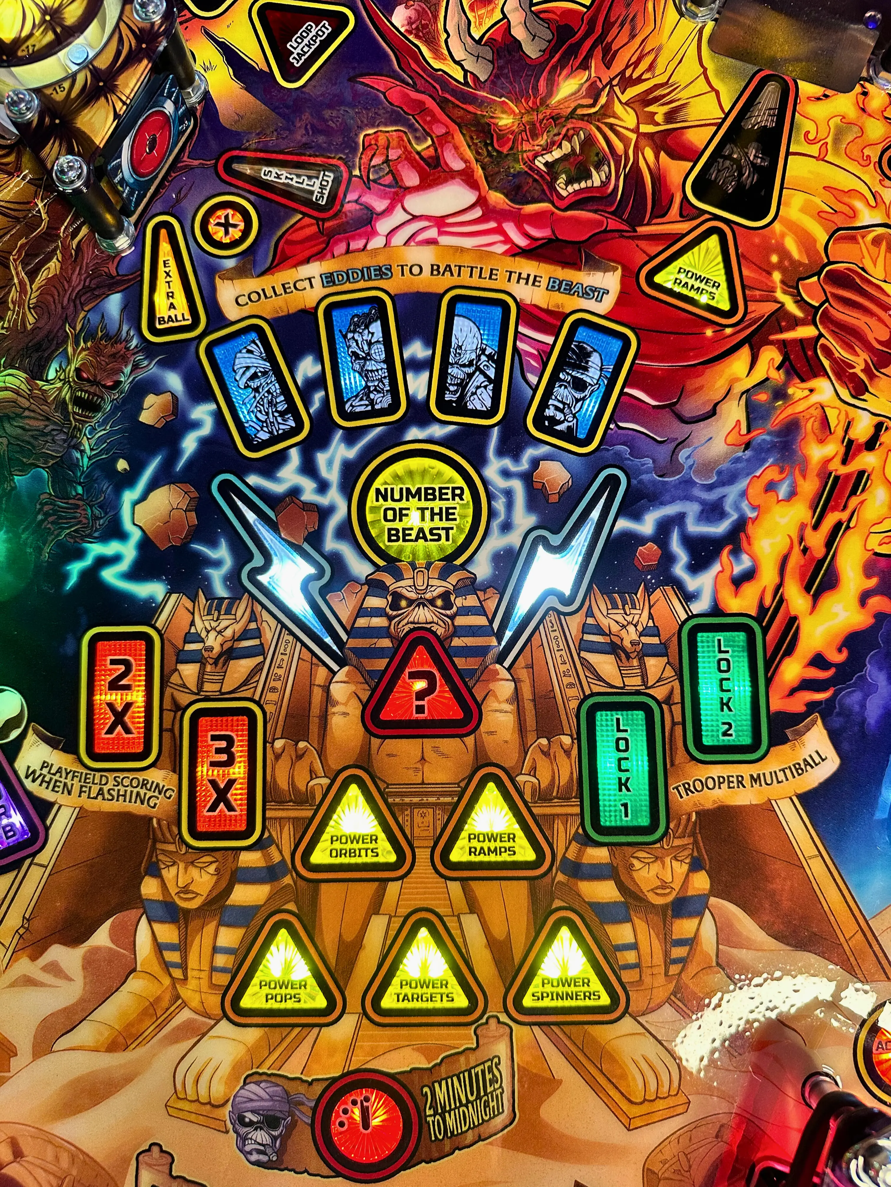 number of the beast iron maiden pinball