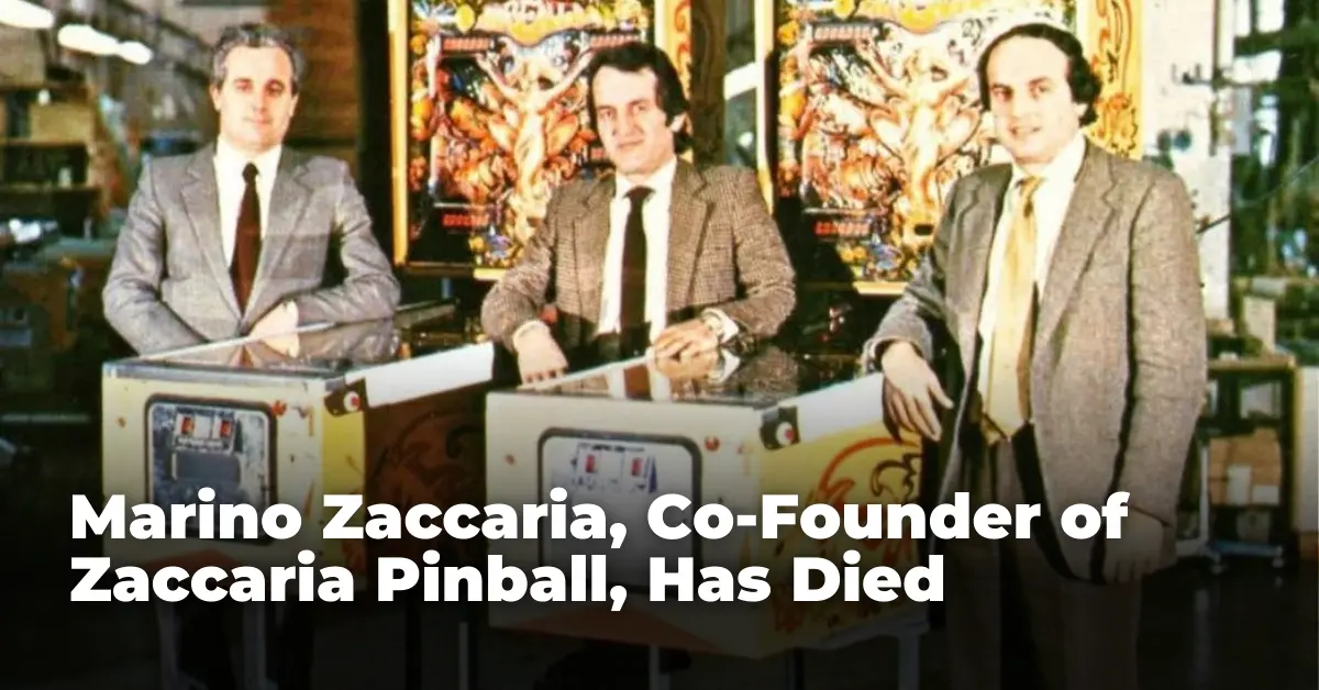 Marino Zaccaria, Co-Founder of Zaccaria Pinball, Has Died