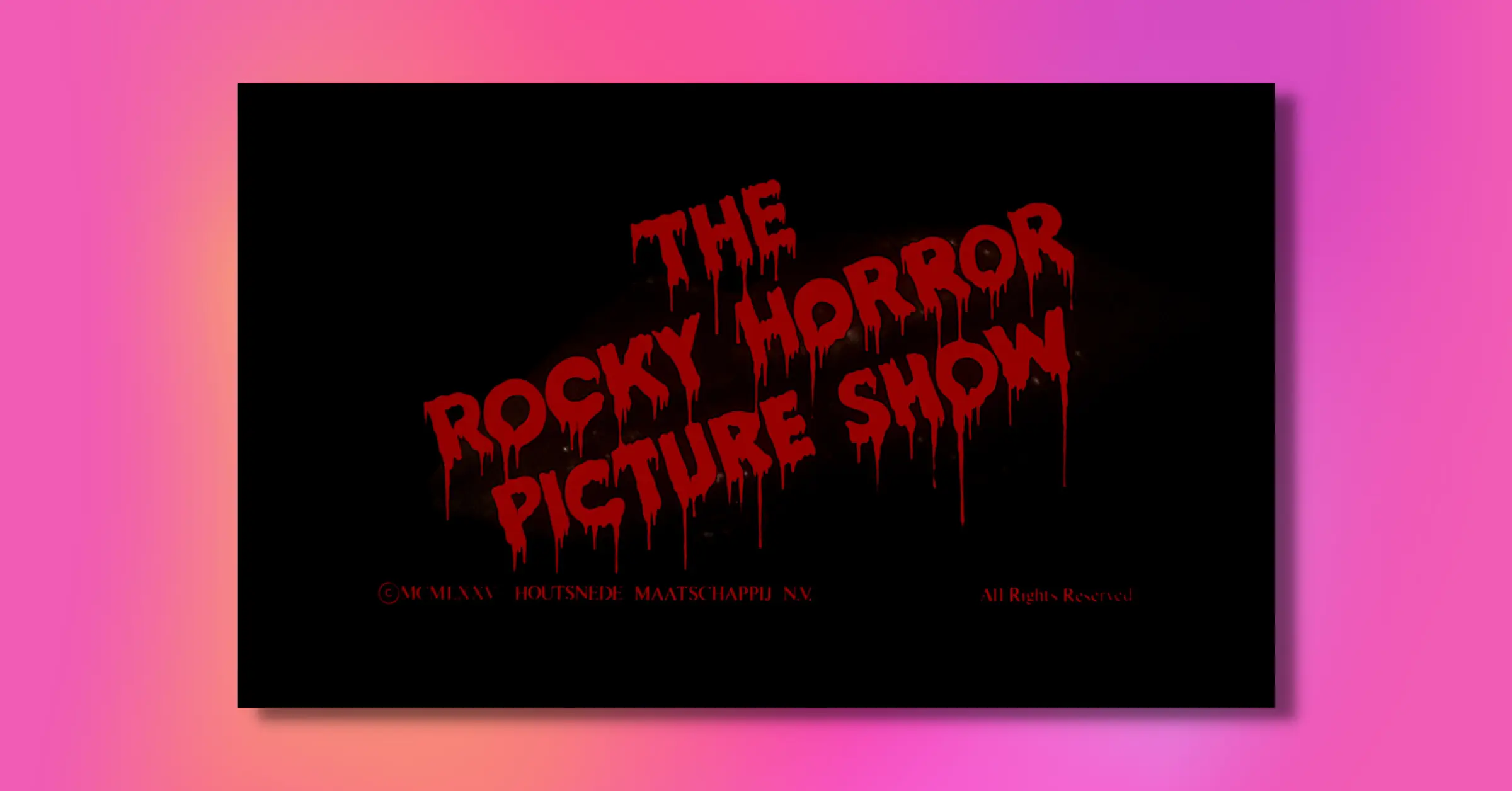 rocky horror picture show pinball machine