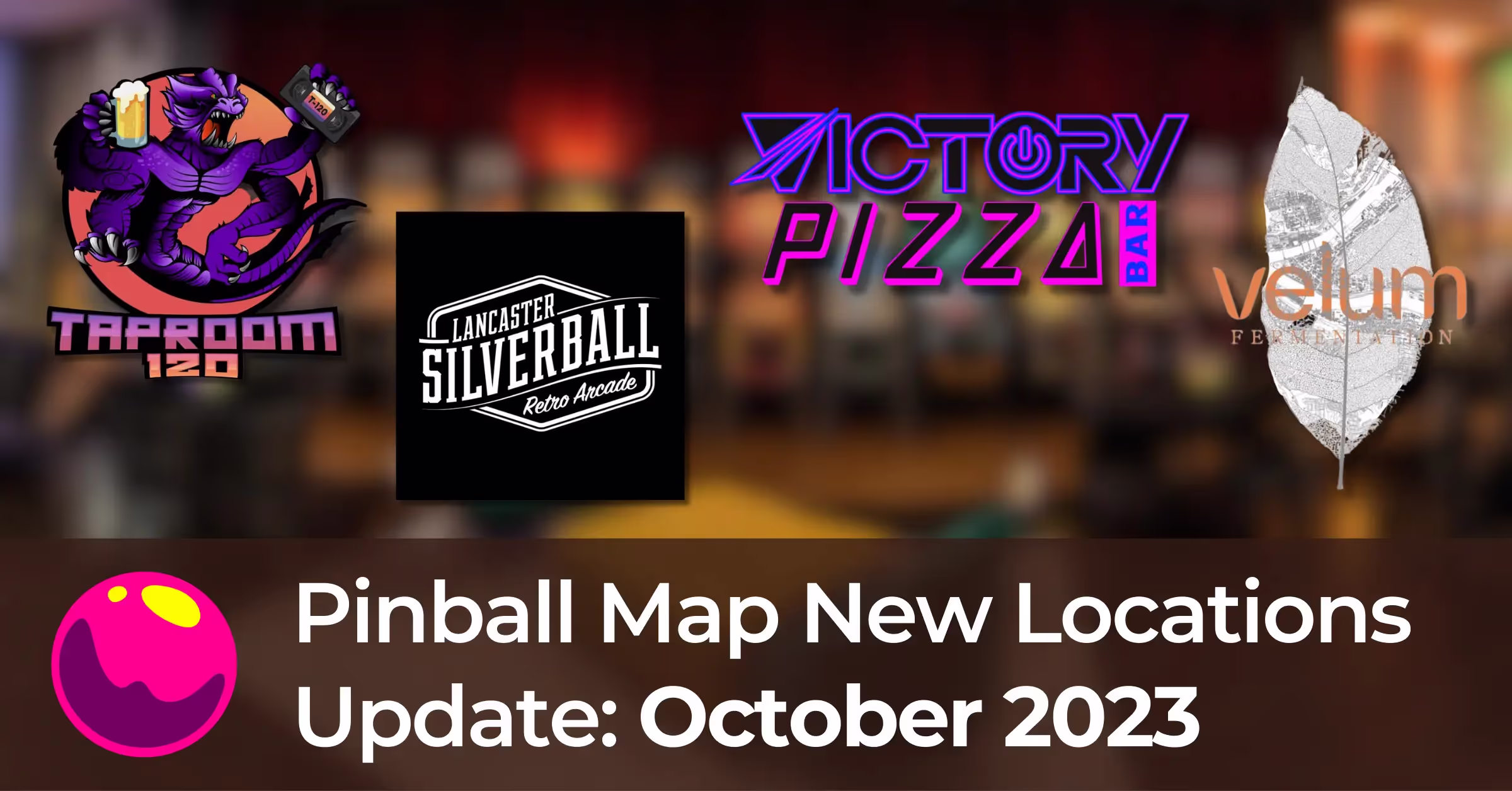 Pinball Map New Locations Update: October 2023