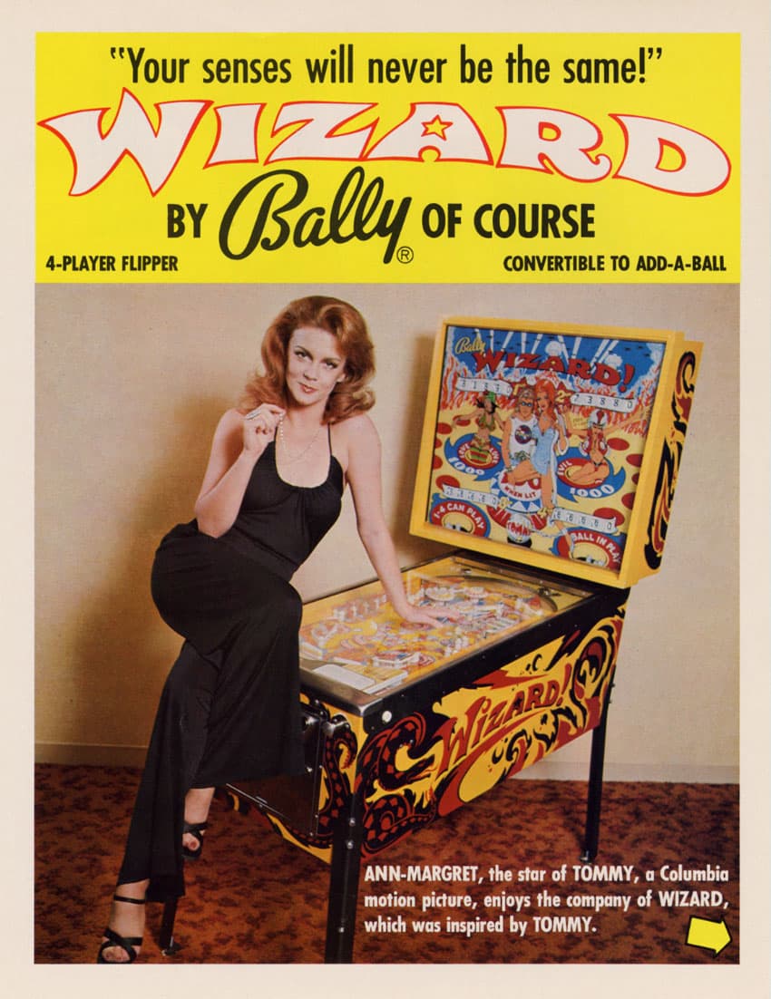pinball wizard bally sales flyer