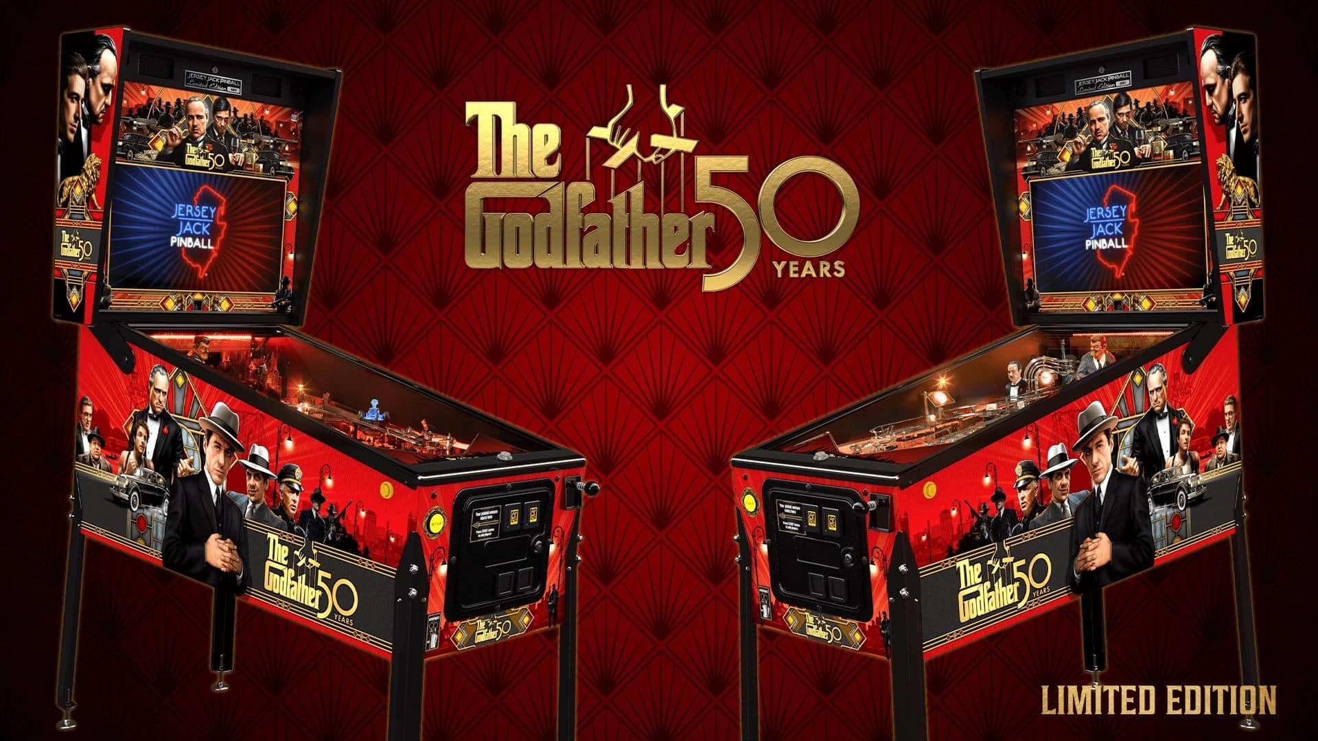 The Godfather 50th Anniversary limited edition pinball machine