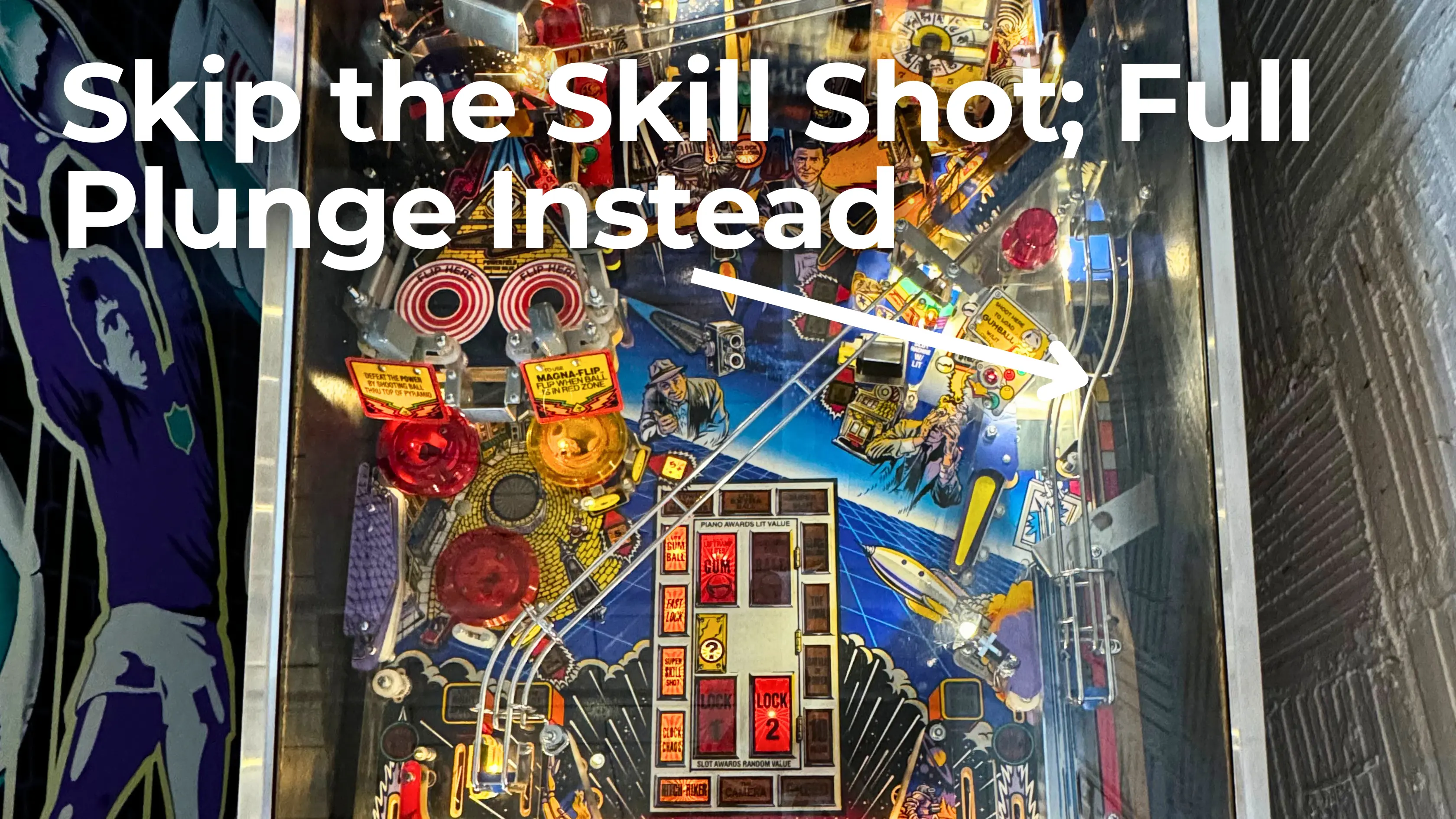 tz pinball tutorial no skill shot