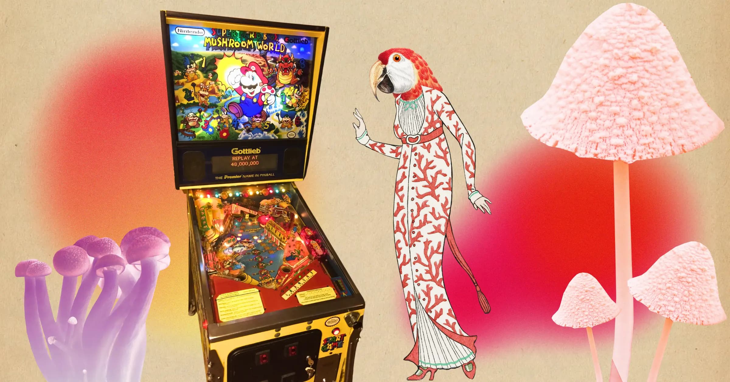 Super Mario Bros. Mushroom World (Gottlieb, 1992)