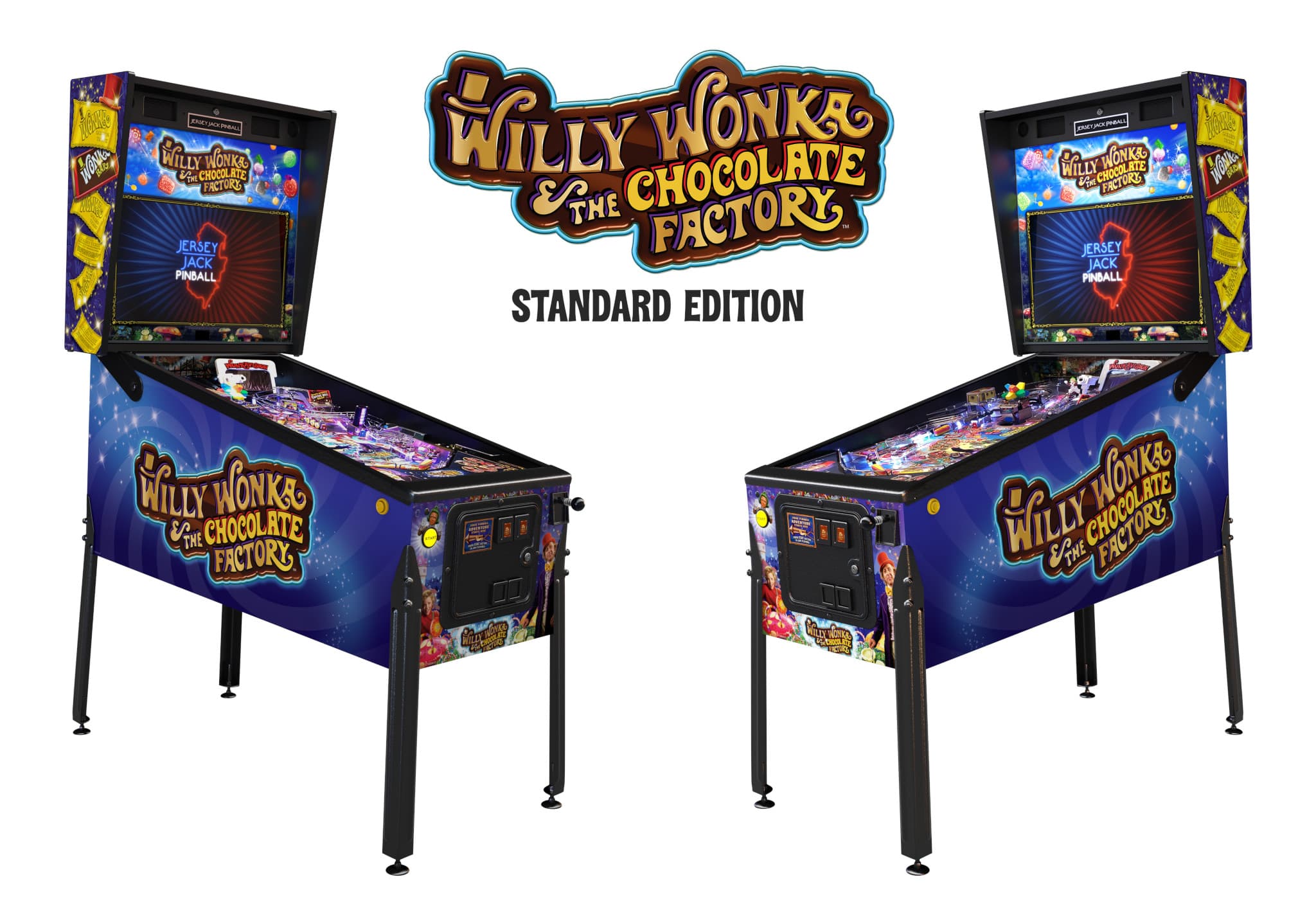 Willy Wonka Chocolate Factory pinball machine, standard edition